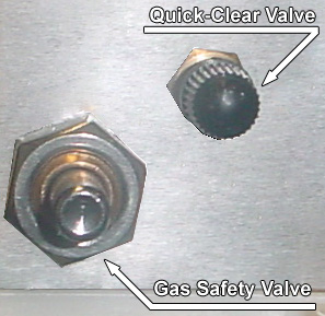 Gas Safety Valve/Quick-Clear Valve